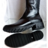 Kozaki ze skóry z szeroką cholewką 40-46 cm